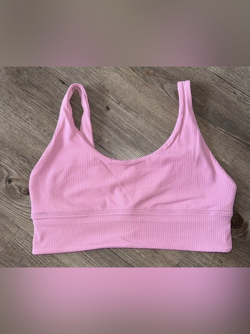 lululemon Ribbed Nulu Asymmetrical Yoga Bra *Light Support, Size 10